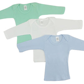 Boys Pastel Variety Long Sleeve Lap T-shirts