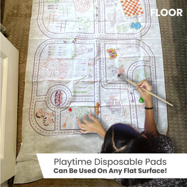 Playtime Disposable Fitted Play Pad. Over 35 fun activities to play